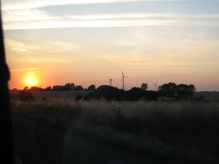 Solnedgang i DK